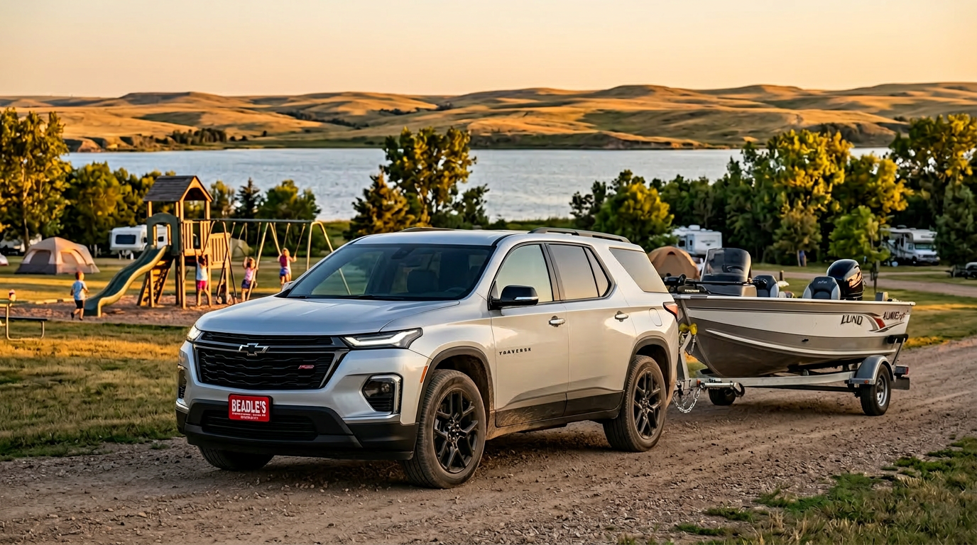 2026 Chevrolet Traverse towing near Mobridge South Dakota