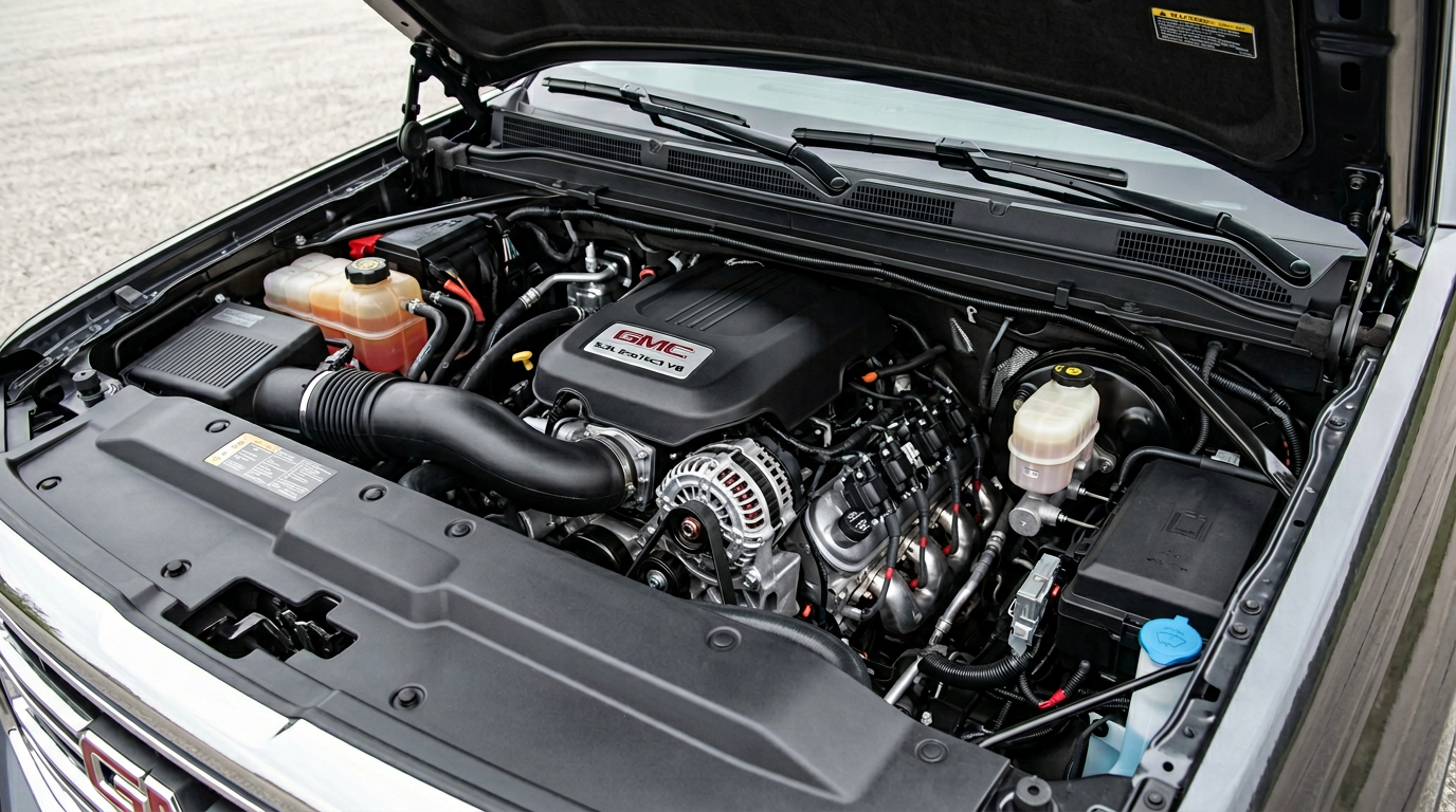 2026 GMC Sierra 1500 engine detail — Beadle Chevrolet Mobridge South Dakota