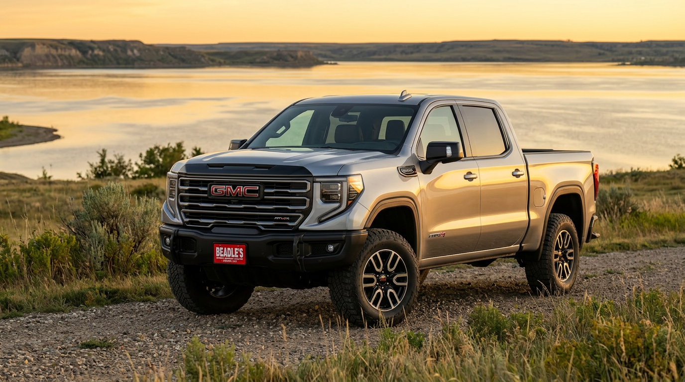 2026 GMC Sierra 1500 SLT in Mobridge South Dakota near Lake Oahe