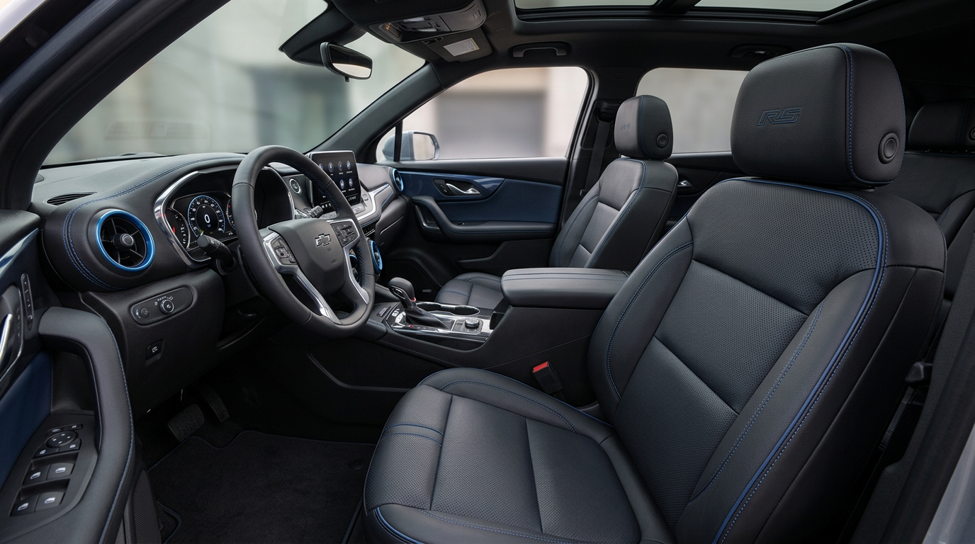 2026 Chevrolet Blazer AWD interior and winter controls in South Dakota