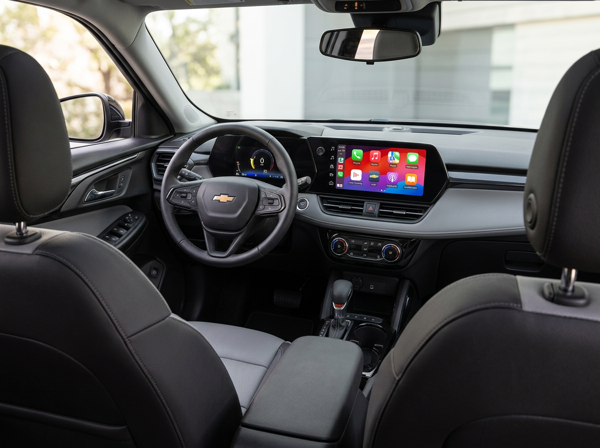 11-inch touchscreen with wireless Apple CarPlay in the 2026 Chevrolet Trailblazer