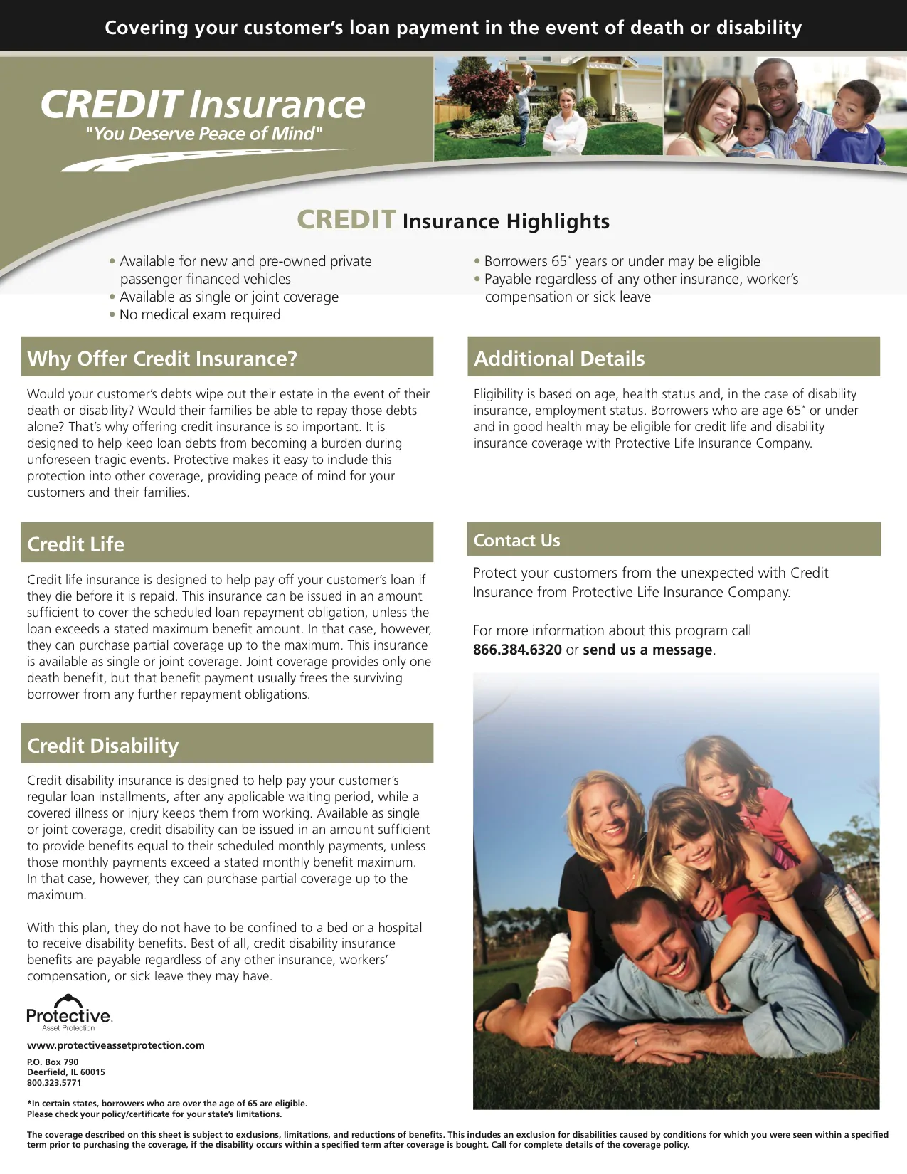 Credit Insurance Highlights