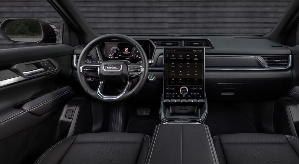 The cabin of a 2025 GMC Terrain Elevation.