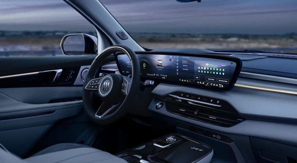 Black dash in a 2026 Buick Enclave.