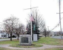 The Ellington Town Green, a picturesque landmark in Ellington, Connecticut