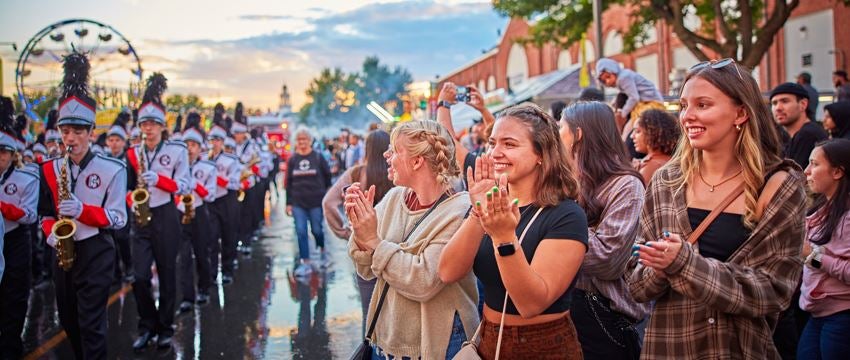 Visitors enjoying Harvest New England Day at The Big E