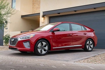 Exterior appearance of the 2021 Hyundai IONIQ Hybrid available at Murfreesboro Hyundai