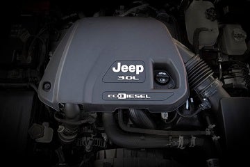 Engine appearance of the 2021 Jeep Gladiator available at Rhythm Chrysler Dodge Jeep Ram