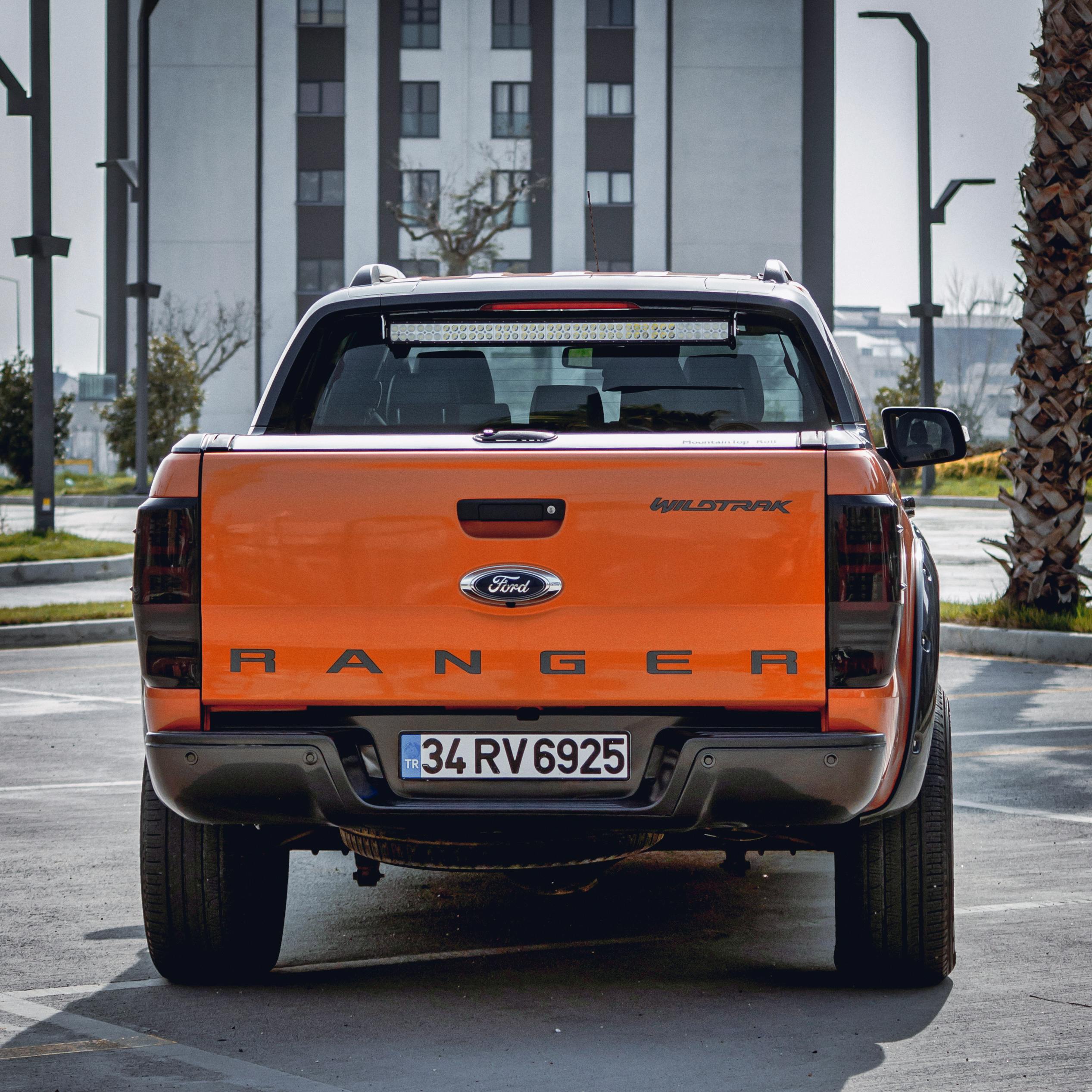 Back View of Ford Ranger
