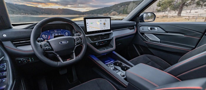 Interior of the 2025 Ford Explorer