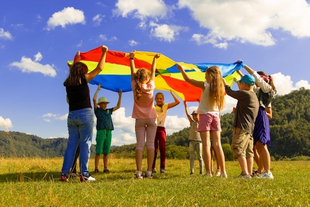 children camp entertainment activity