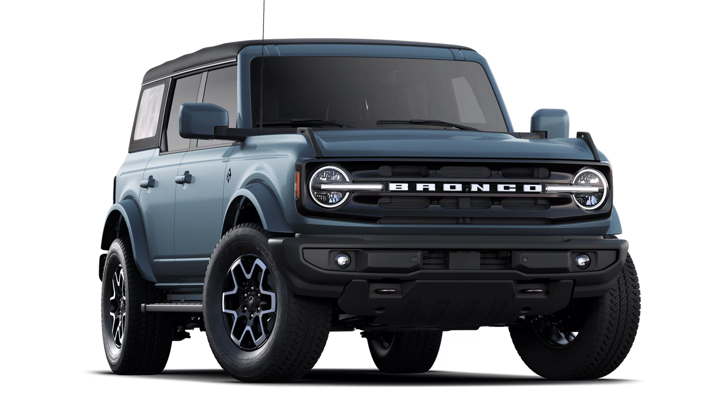Blue 2025 Ford Bronco Outer Banks