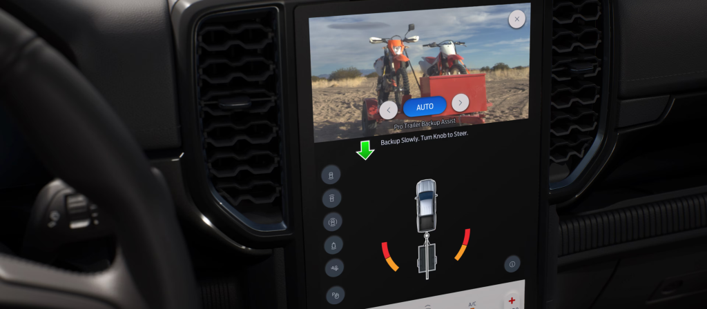 2025 Ford Ranger infotainment screen