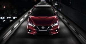 Red Nissan Maxima