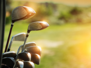 set of golf clubs