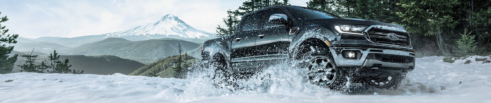 Ford Ranger Off-Roading in Snow