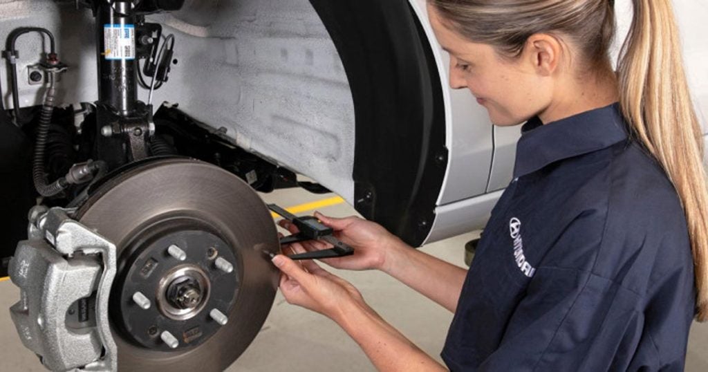 hyundai brake job - brake maintenance