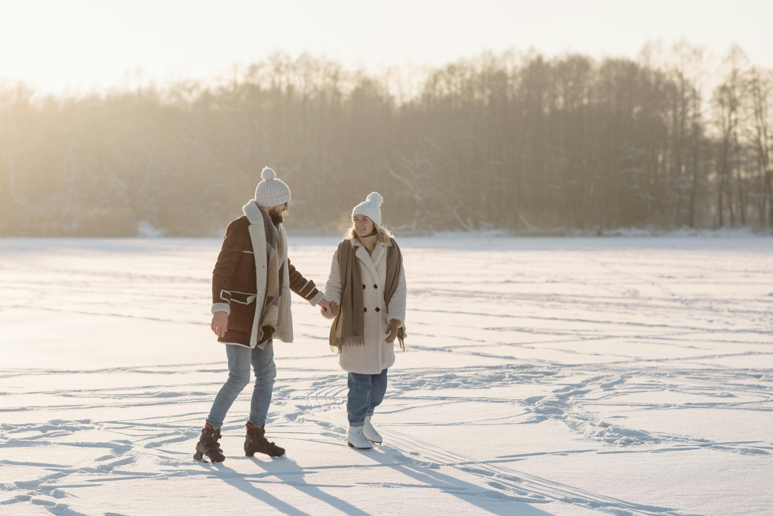 A Couple Ice Skating