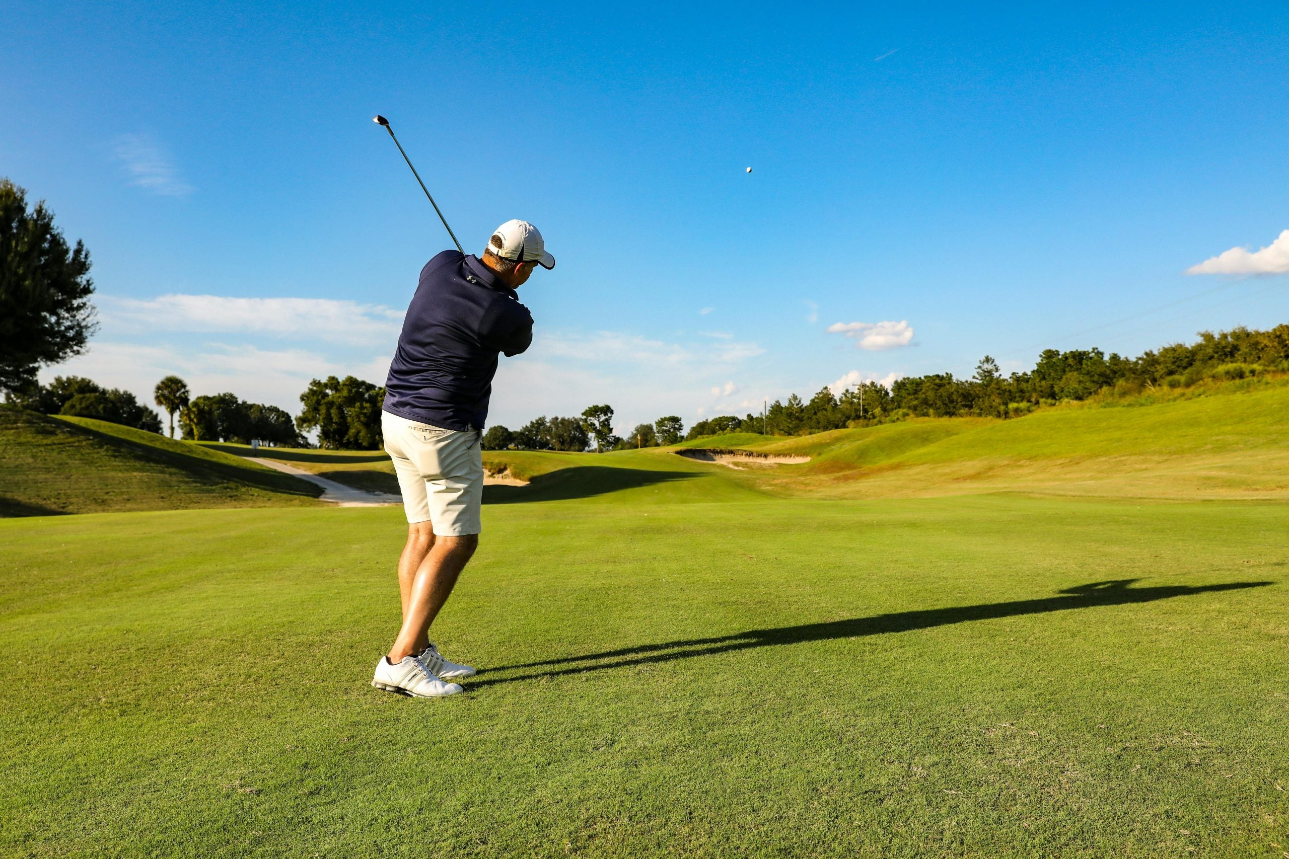 Man Playing Golf