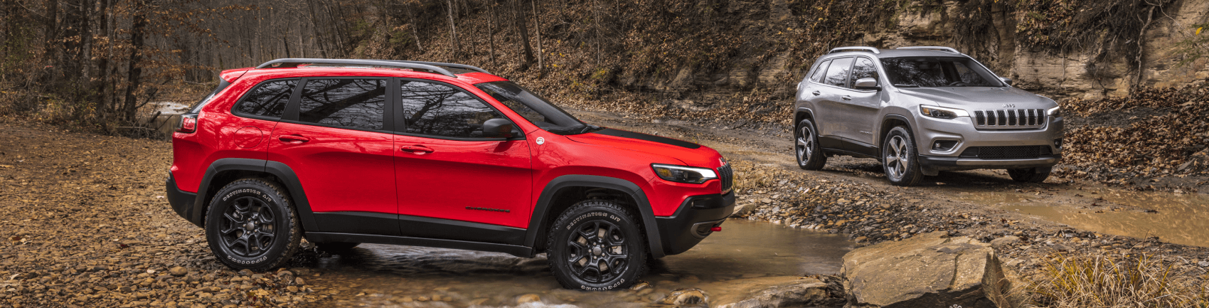 2021 Jeep Cherokee Red Silver Stream