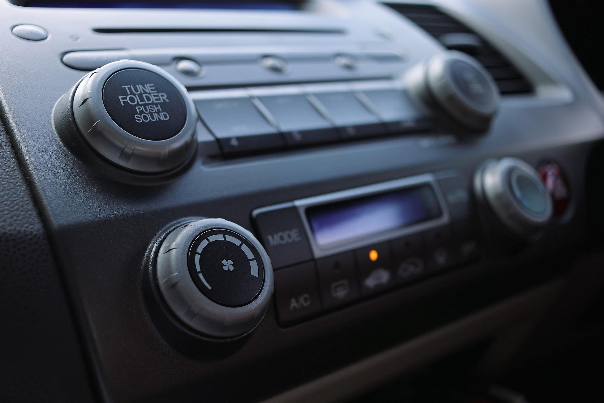 A car's AC unit