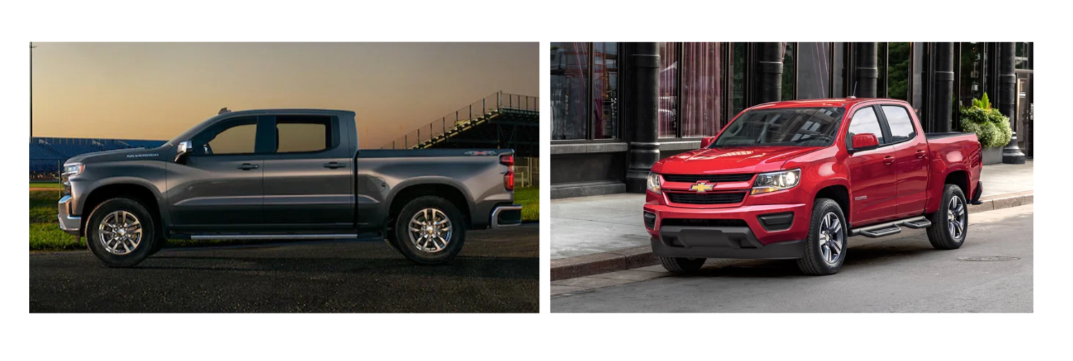 used silverado vs colorado