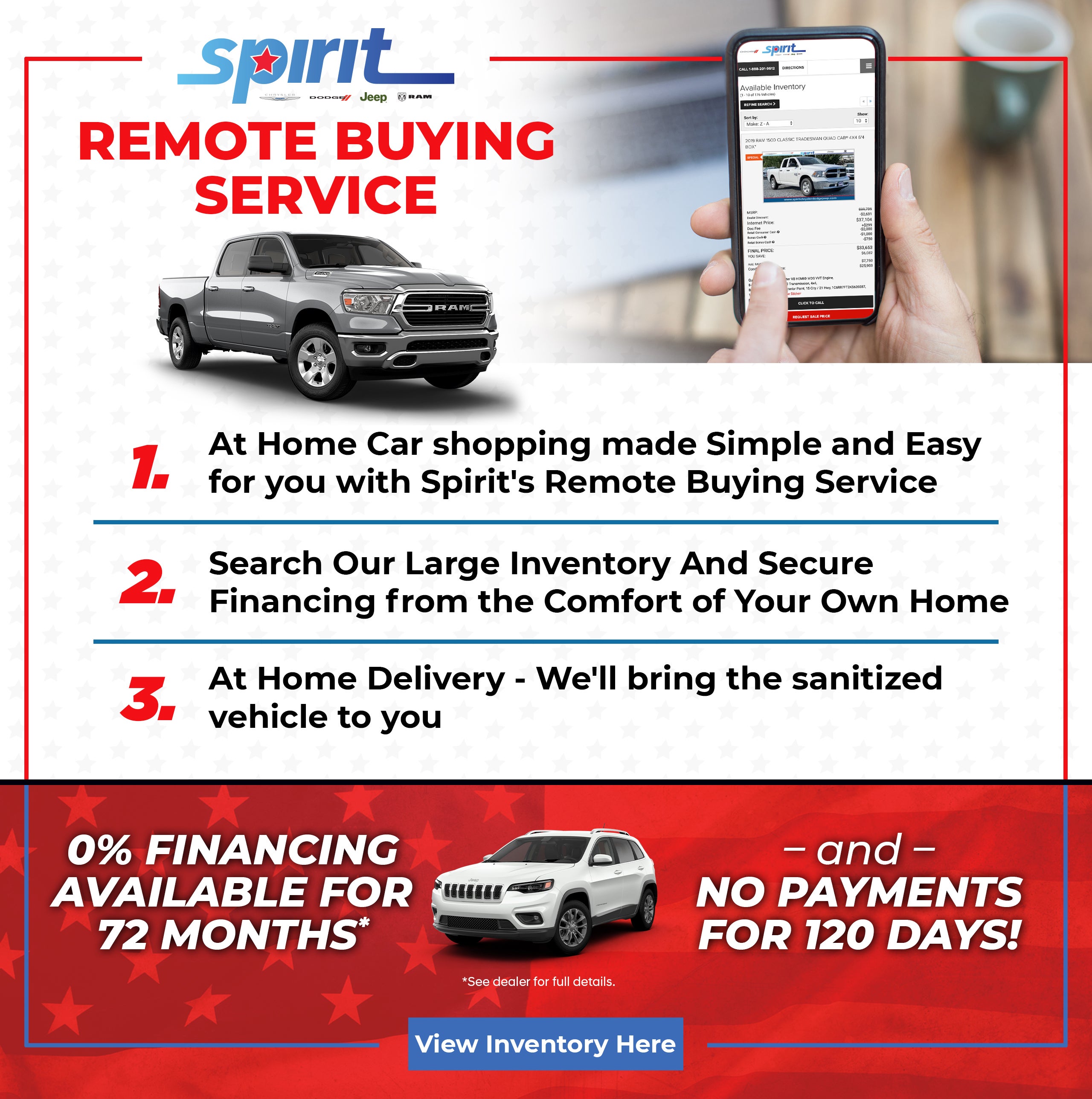Spirit's Remote Buying Service