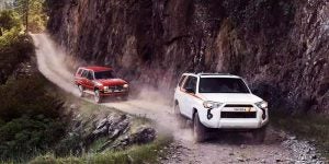 Toyota 4Runner driving off-road near Indianapolis, IN