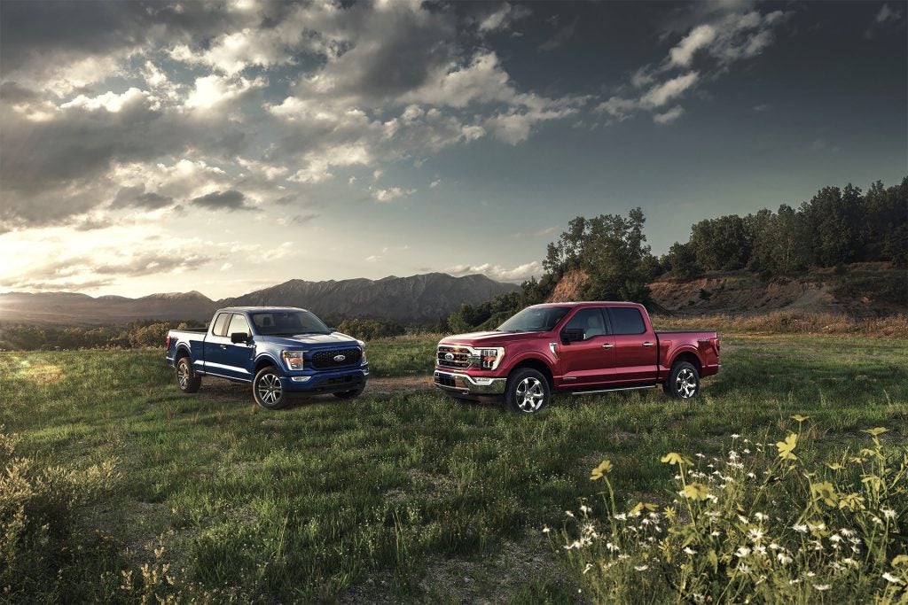 Ford F-150s