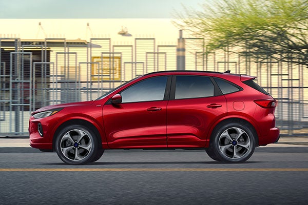 Profile view of Ford Escape parked on the street