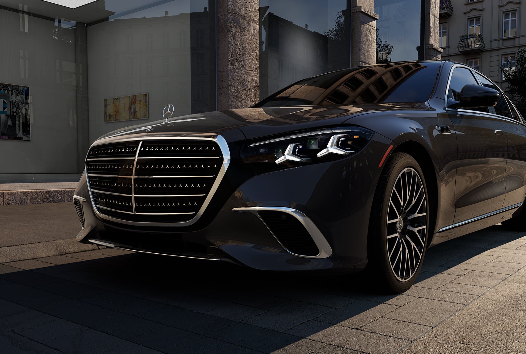 Advanced suspension system of the 2027 Mercedes-Benz S-Class.