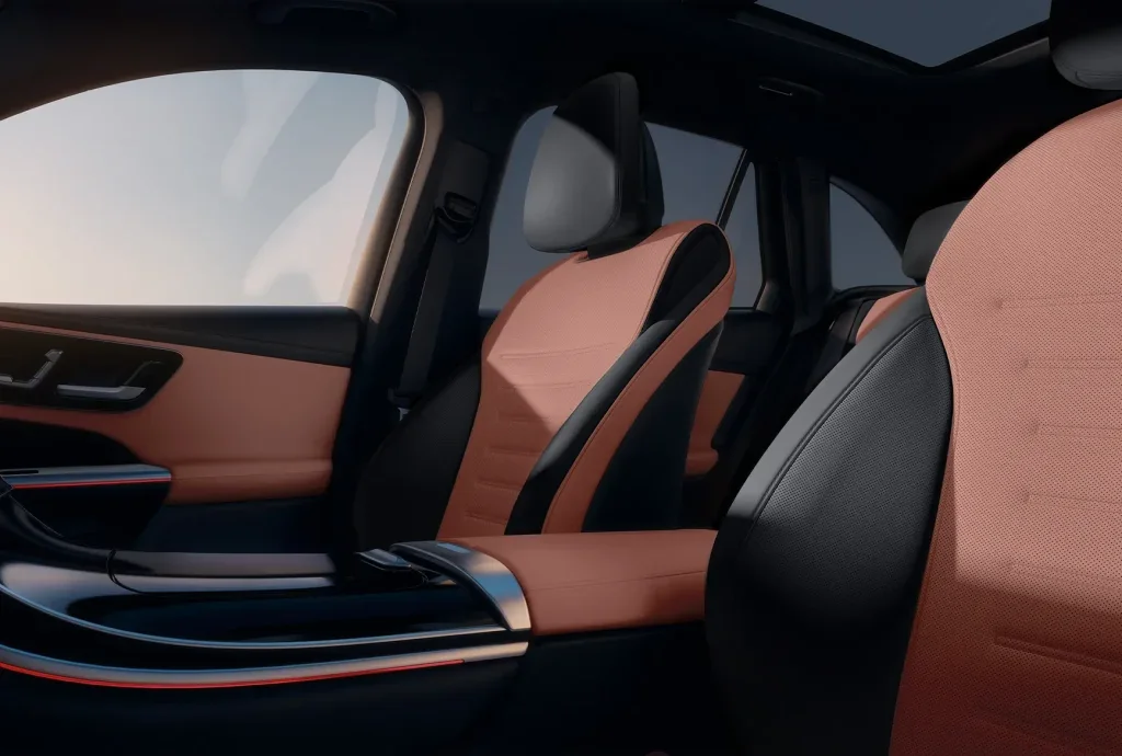 Mercedes-Benz interior protected from winter wear during cold Chicago driving months.