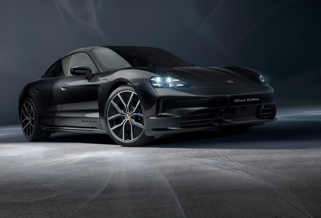 Porsche electric vehicle charging scene showing how performance meets innovation in everyday EV usability.
