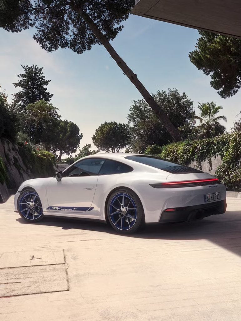 white 2026 porsche 911 carrera t 