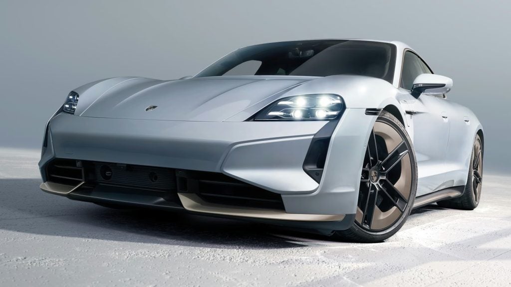 Porsche Taycan representing the future of Porsche electric vehicles with performance meets innovation styling.