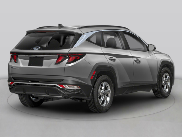 A silver Hyundai Tucson