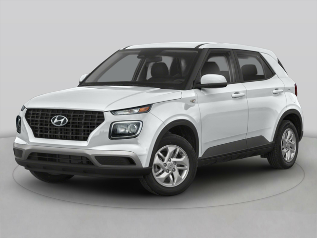 A white Hyundai Venue