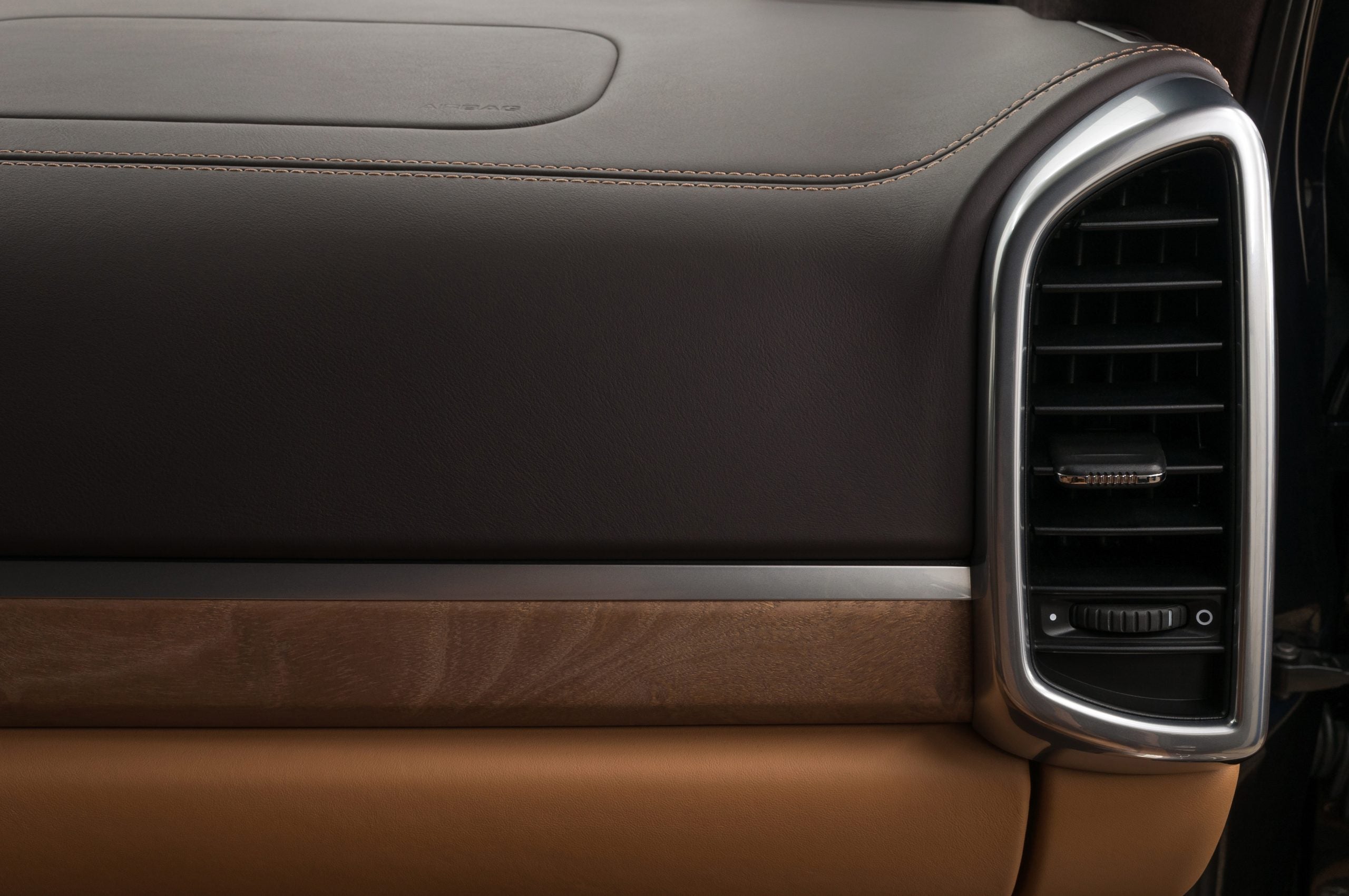 Car,Dashboard.,Air,Conditioning,System,And,Airbag,Panel.