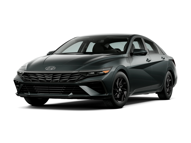 A black Hyundai Elantra