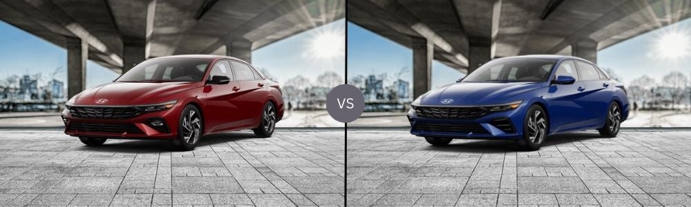 Compare 2025 Hyundai Elantra SEL Sport vs. 2025 Hyundai Elantra SEL Convenience