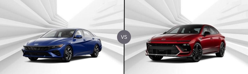 Compare 2025 Hyundai Elantra vs. 2025 Hyundai Sonata
