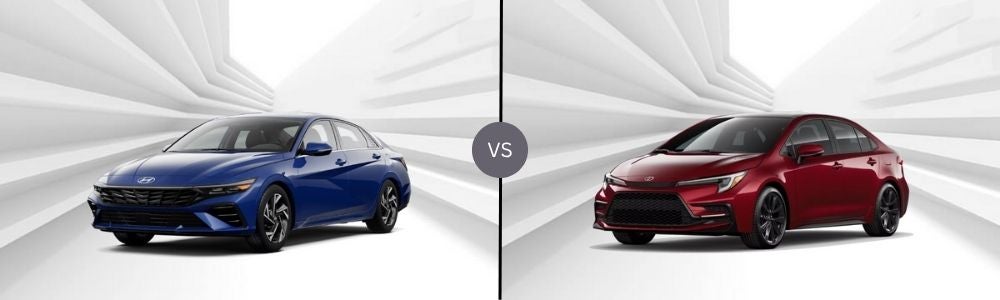 Compare the 2025 Hyundai Elantra vs. 2025 Toyota Corolla