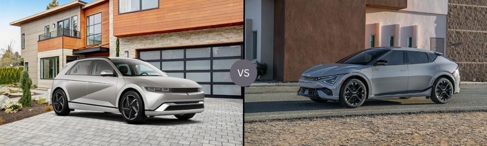 Compare the 2025 Hyundai IONIQ 5 vs. 2025 Kia EV6