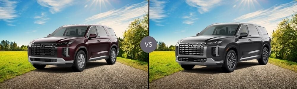 Compare 2025 Hyundai Palisade SE vs. 2025 Hyundai Palisade Calligraphy