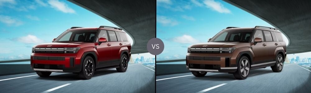 Compare 2025 Hyundai Santa Fe SEL vs. 2025 Hyundai Santa Fe Limited
