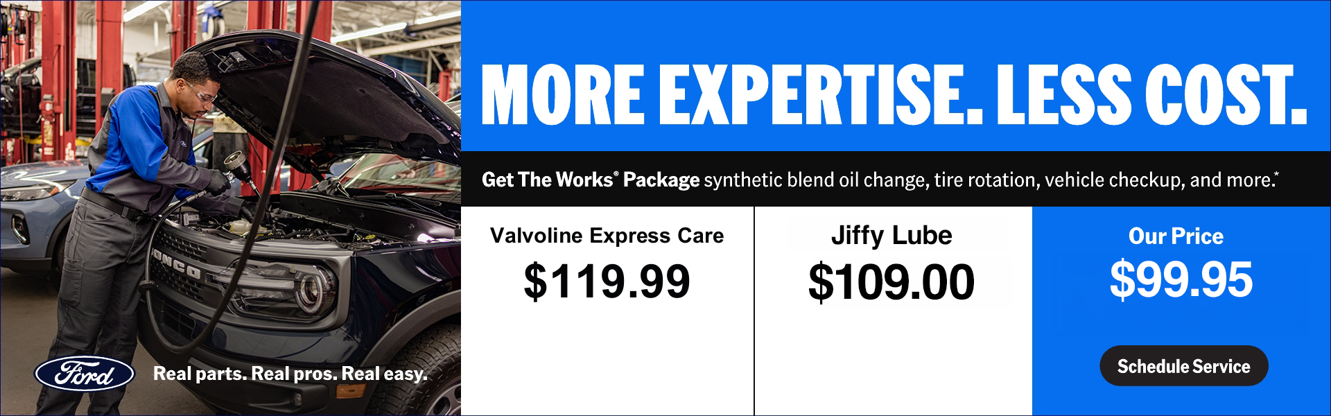 Dare to Compare Service Specials