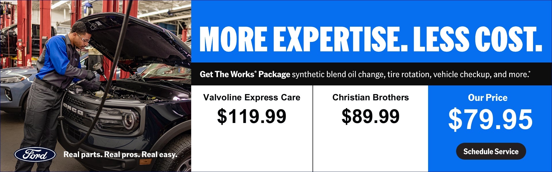 Dare to Compare Service Specials