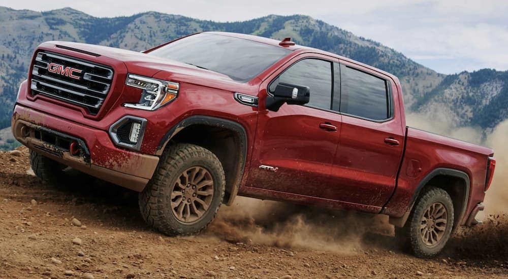 GMC Sierra 1500 Driving through Dirt