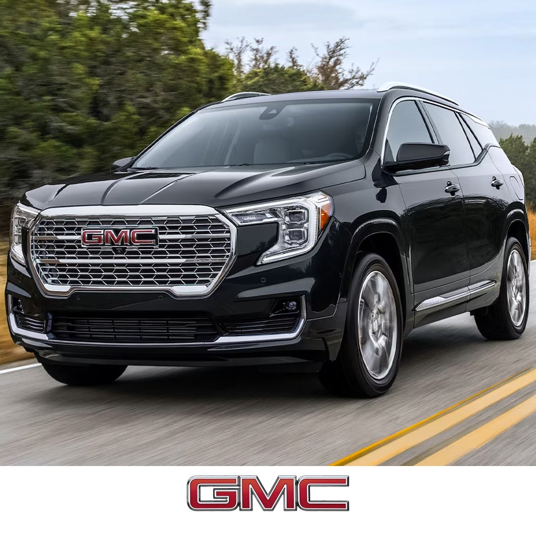 2024 GMC Terrain driving down a highway