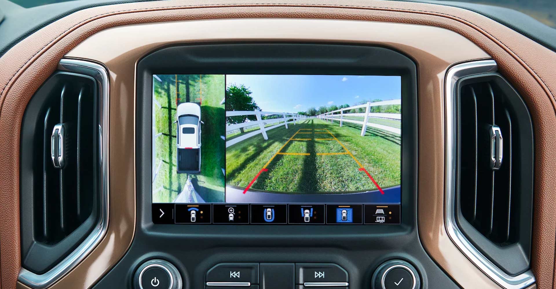 Silverado trailering camera system